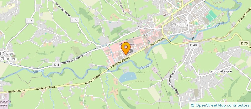 localisation de l'entreprise JUST'MOVE  SAINT-NIZIER-SOUS-CHARLIEU