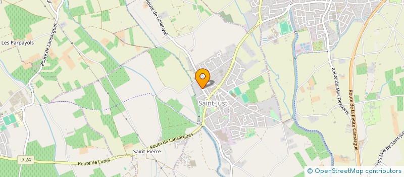 localisation de l'entreprise JUST MUSIC  SAINT-JUST