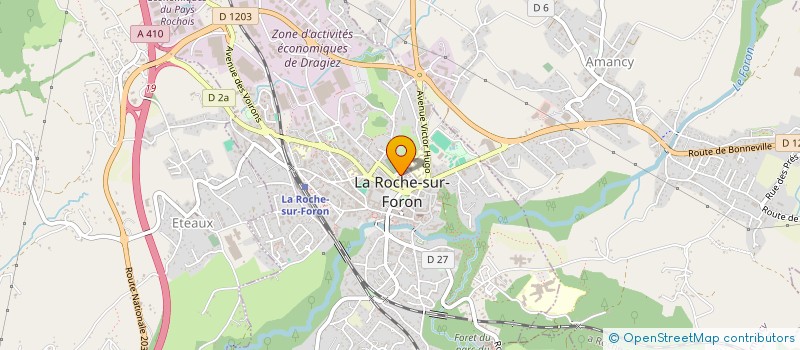 localisation de l'entreprise JUST ON TIME  LA ROCHE-SUR-FORON