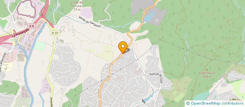 localisation de l'entreprise JUST PIZZA à FREJUS