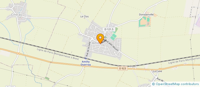 localisation de l'entreprise JUST' POUR SOI à AMILLY