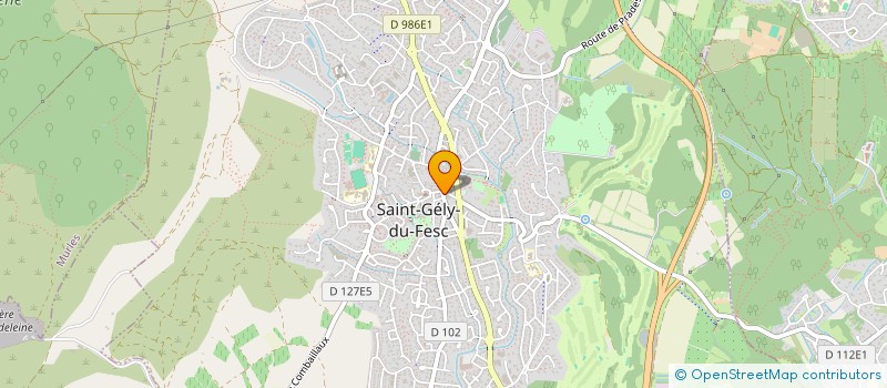 localisation de l'entreprise JUST'POUR VOUS à SAINT-GELY-DU-FESC