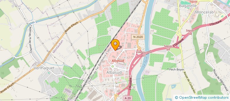 localisation de l'entreprise JUST PV  MONTAUBAN