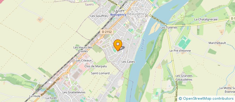 localisation de l'entreprise JUST SWING à BEAUGENCY