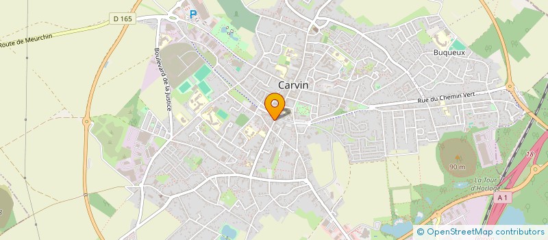 localisation de l'entreprise JUST TACOS à CARVIN