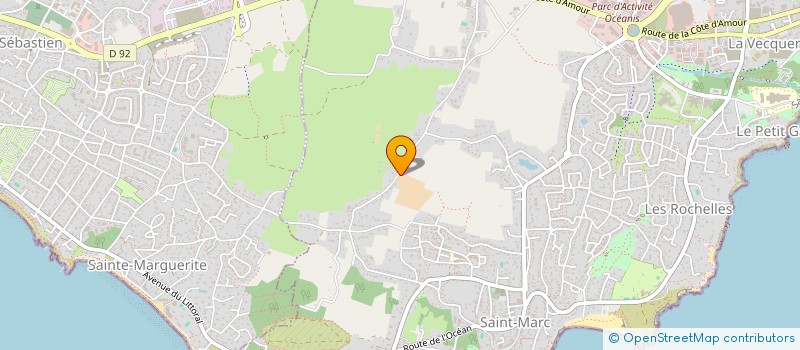 localisation de l'entreprise JUST'UN  SAINT-NAZAIRE