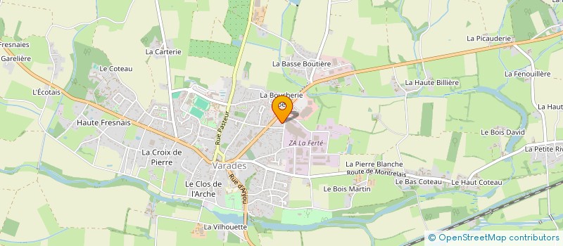 localisation de l'entreprise JUST'UNE FLEUR  LOIREAUXENCE