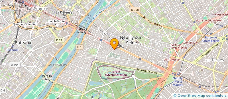localisation de l'entreprise JUST W  NEUILLY-SUR-SEINE