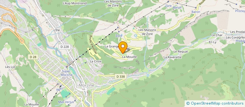 localisation de l'entreprise JUST WIN  MORZINE