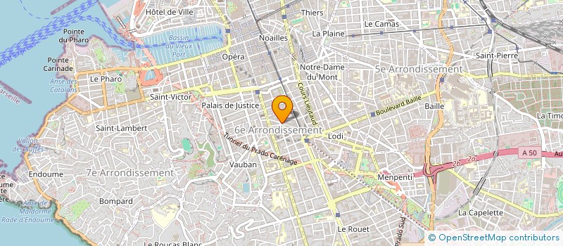 localisation de l'entreprise JUST1KIFF à MARSEILLE