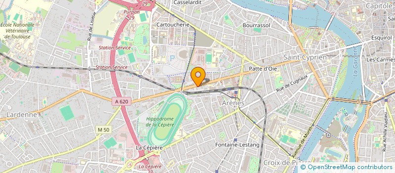 localisation de l'entreprise JUST2AILES  TOULOUSE