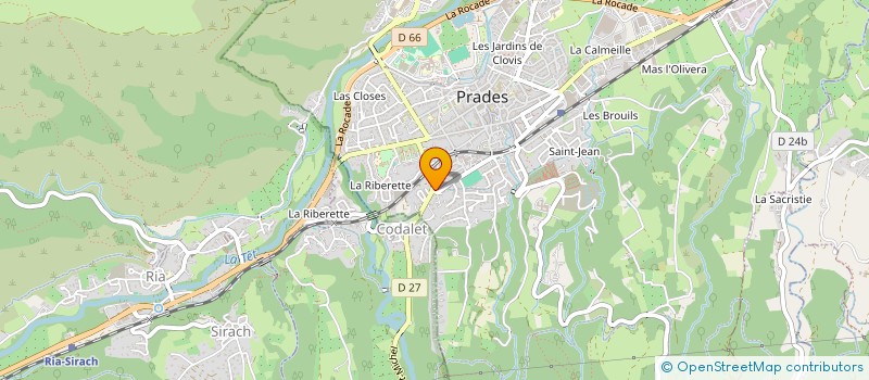 localisation de l'entreprise JUSTAKA à MOLITG-LES-BAINS
