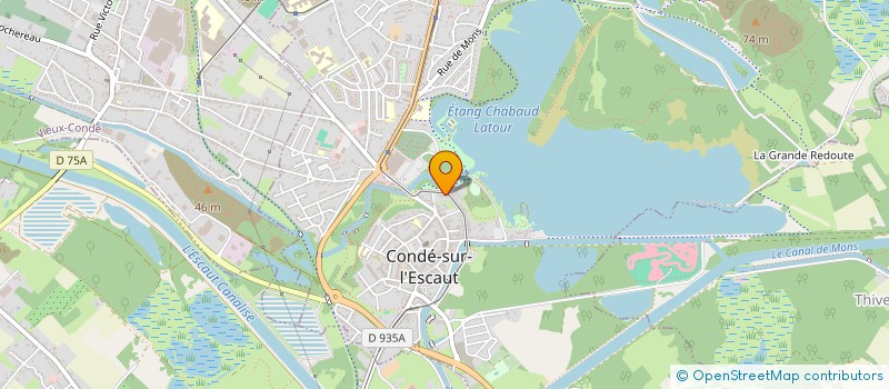 localisation de l'entreprise JUSTAMOD  CONDE-SUR-L'ESCAUT