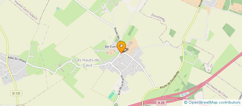 localisation de l'entreprise JUSTAN  CROIX-MARE