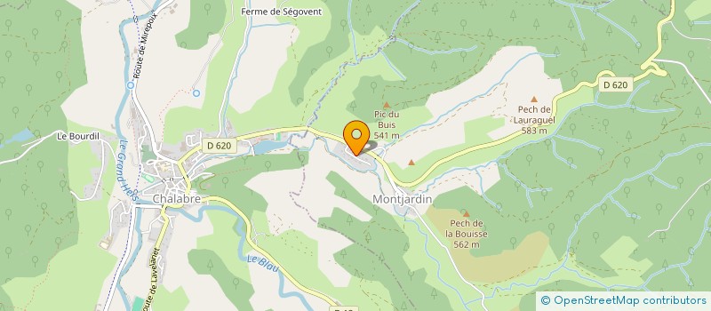 localisation de l'entreprise JUSTART SOLAIRE  MONTJARDIN