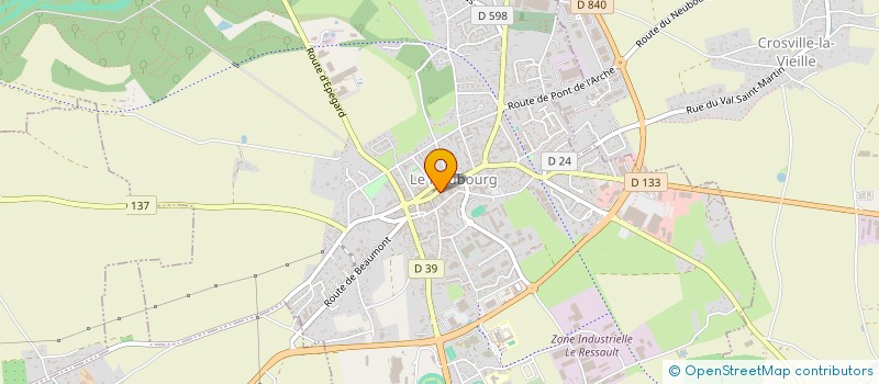 localisation de l'entreprise JUSTAURAL à ROUGE-PERRIERS