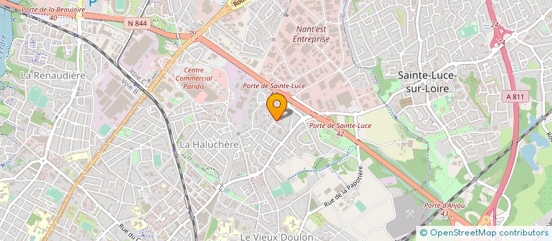 localisation de l'entreprise JUSTCLOUDIT à NANTES