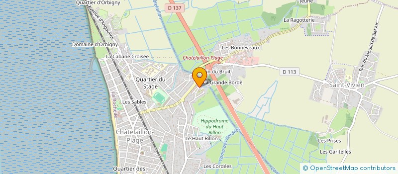 localisation de l'entreprise JUSTCOM à CHATELAILLON-PLAGE