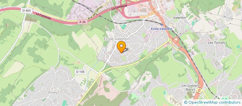 localisation de l'entreprise JUSTDESANS  ECOLE-VALENTIN