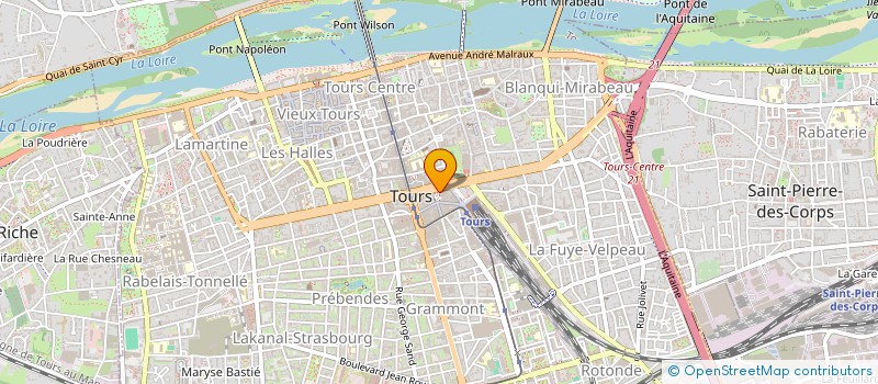 localisation de l'entreprise JUSTE  TOURS