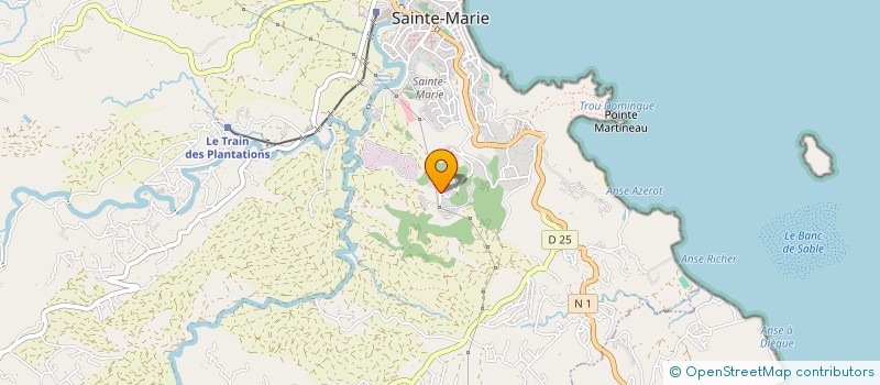 localisation de l'entreprise JUSTE à SAINTE-MARIE