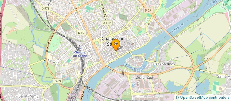 localisation de l'entreprise JUSTE à CHALON-SUR-SAONE