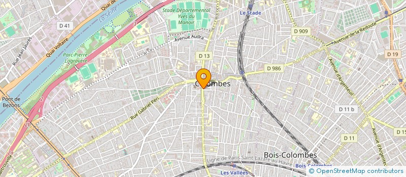 localisation de l'entreprise JUSTE A COTE à COLOMBES