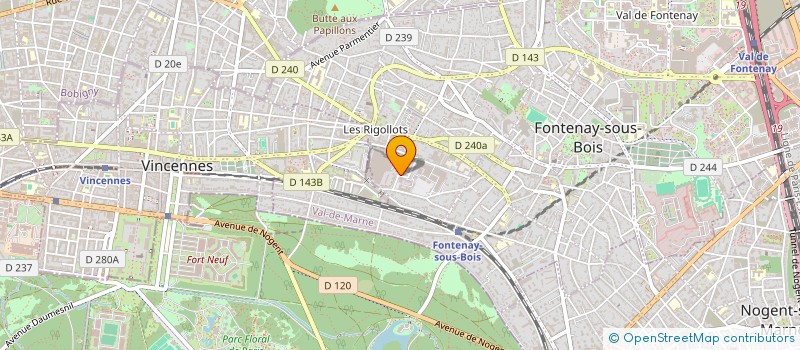 localisation de l'entreprise JUSTE APRES à FONTENAY-SOUS-BOIS