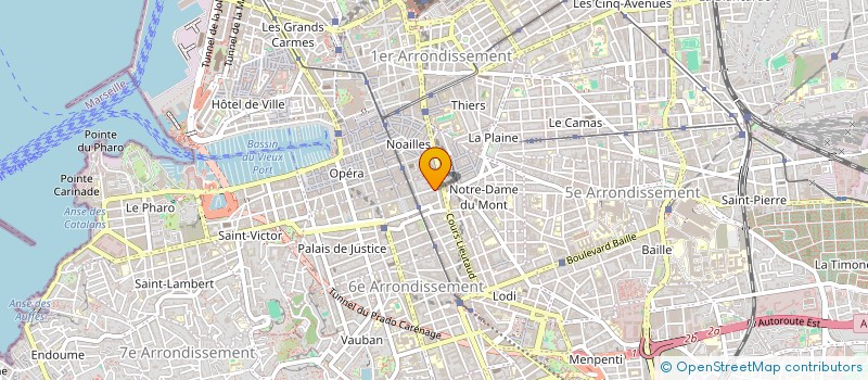 localisation de l'entreprise JUSTE BLANQUI  MARSEILLE