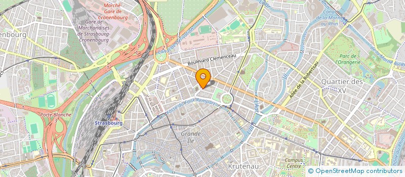 localisation de l'entreprise JUSTE EN FACE à STRASBOURG