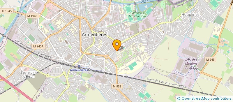 localisation de l'entreprise JUSTE ENSEMBLE  ARMENTIERES