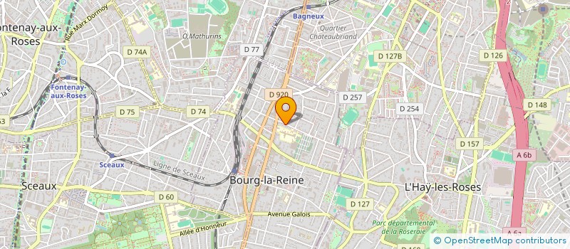 localisation de l'entreprise JUSTE FINANCE CONSULTING à BOURG-LA-REINE