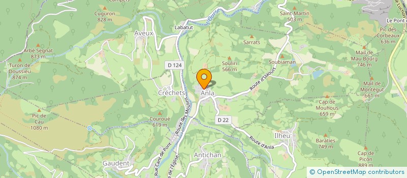 localisation de l'entreprise JUSTE FLAVIEN DUFFO EMILIE  ANLA