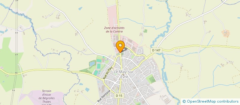 localisation de l'entreprise JUSTE, IMAGINE...  LE MAY-SUR-EVRE