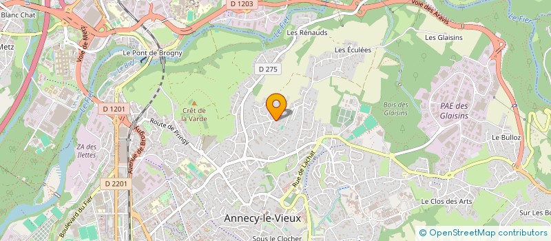 localisation de l'entreprise JUSTE INVEST à ANNECY