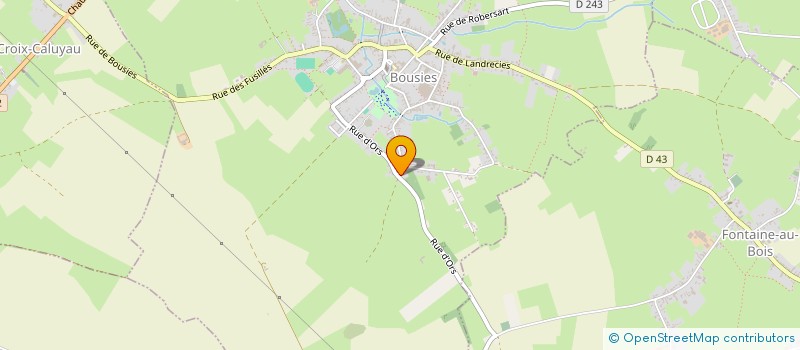 localisation de l'entreprise JUSTE JULES  BOUSIES