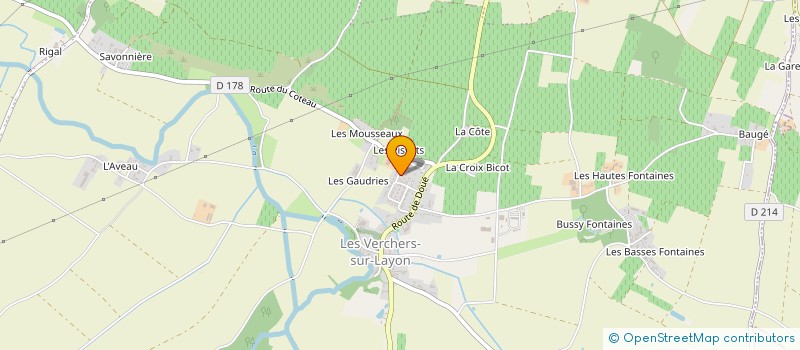 localisation de l'entreprise JUSTE LE TEMPS  DOUE-EN-ANJOU