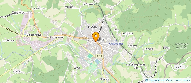 localisation de l'entreprise JUSTE MILIEU ARCHITECTURE  CHAUFFAILLES