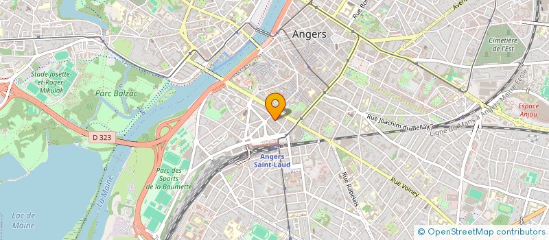 localisation de l'entreprise JUSTE MILIEU PRODUCTION à ANGERS