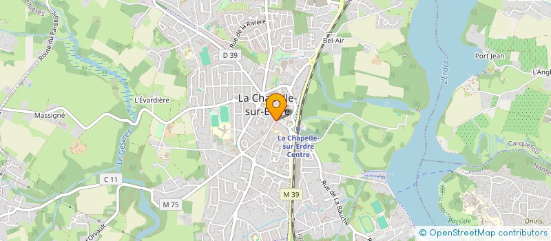 localisation de l'entreprise JUSTE POUR VOUS à LA CHAPELLE-SUR-ERDRE