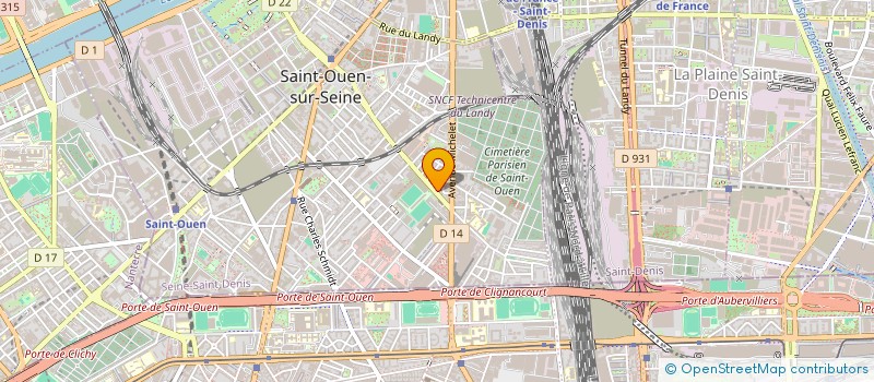 localisation de l'entreprise JUSTE PRIX PRIMEUR à SAINT-OUEN-SUR-SEINE