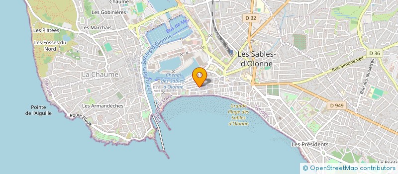 localisation de l'entreprise JUSTE QUELQU'UN DEBIEN à LES SABLES-D'OLONNE