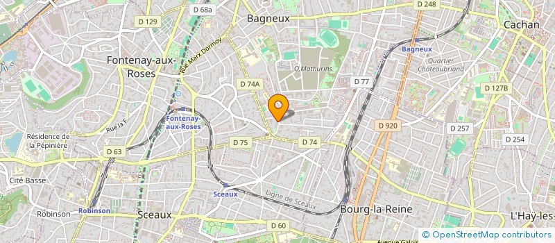 localisation de l'entreprise JUSTE R à BAGNEUX