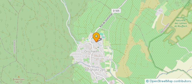 localisation de l'entreprise JUSTE UN CAFE  ORSCHWIHR