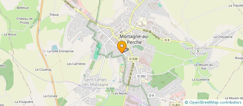 localisation de l'entreprise JUSTE UN PEU DE RYTHME A L'UNISSON à MORTAGNE-AU-PERCHE