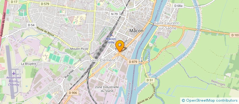 localisation de l'entreprise JUSTE UNE FLEUR à MACON