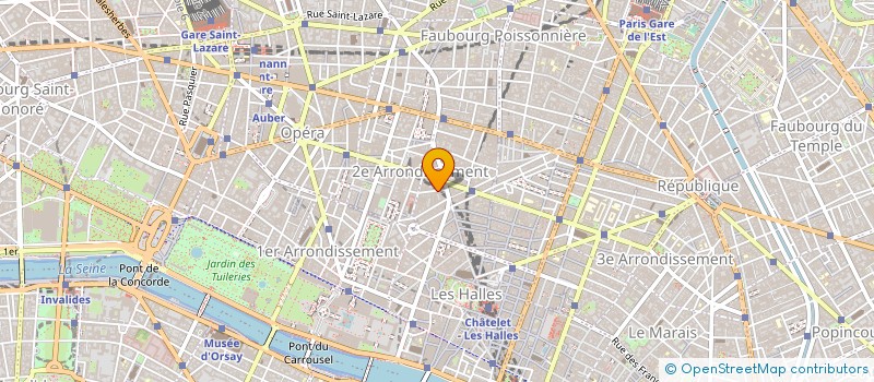 localisation de l'entreprise JUSTE UNE IMAGE  PARIS