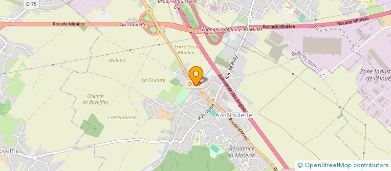 localisation de l'entreprise JUSTE UNE PARENTHESE POUR RECHAUFFER LES C URS à AIX-NOULETTE