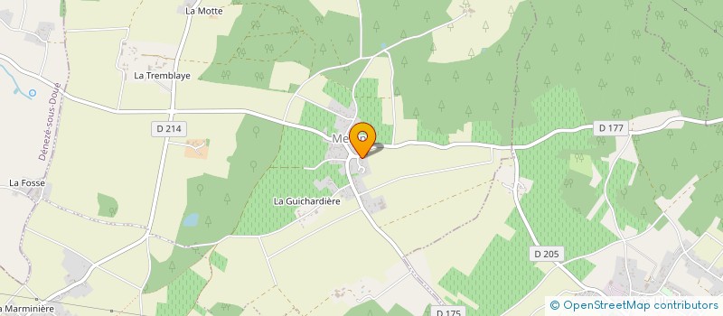 localisation de l'entreprise JUSTEAU FRERES à LOURESSE-ROCHEMENIER
