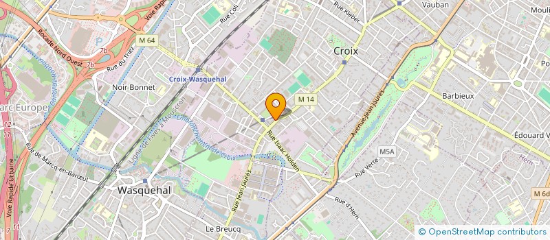 localisation de l'entreprise JUSTEE  CROIX